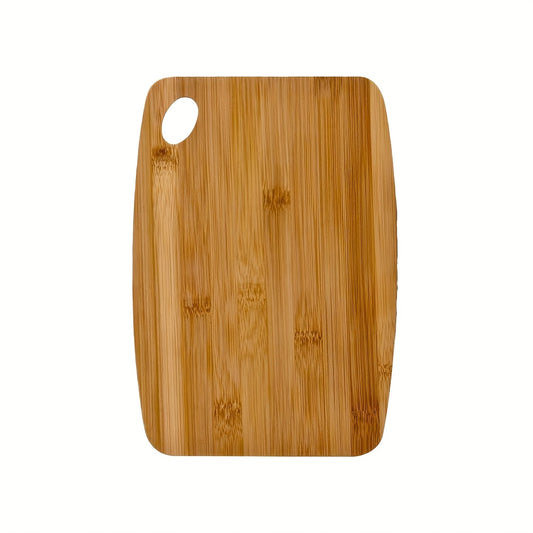 High-Quality Bamboo Kitchen Cutting Board, Perfect Size for Easy Portability, Ideal for Outdoor Picnics, Oval Hole Design for Convenient Hanging and Organization