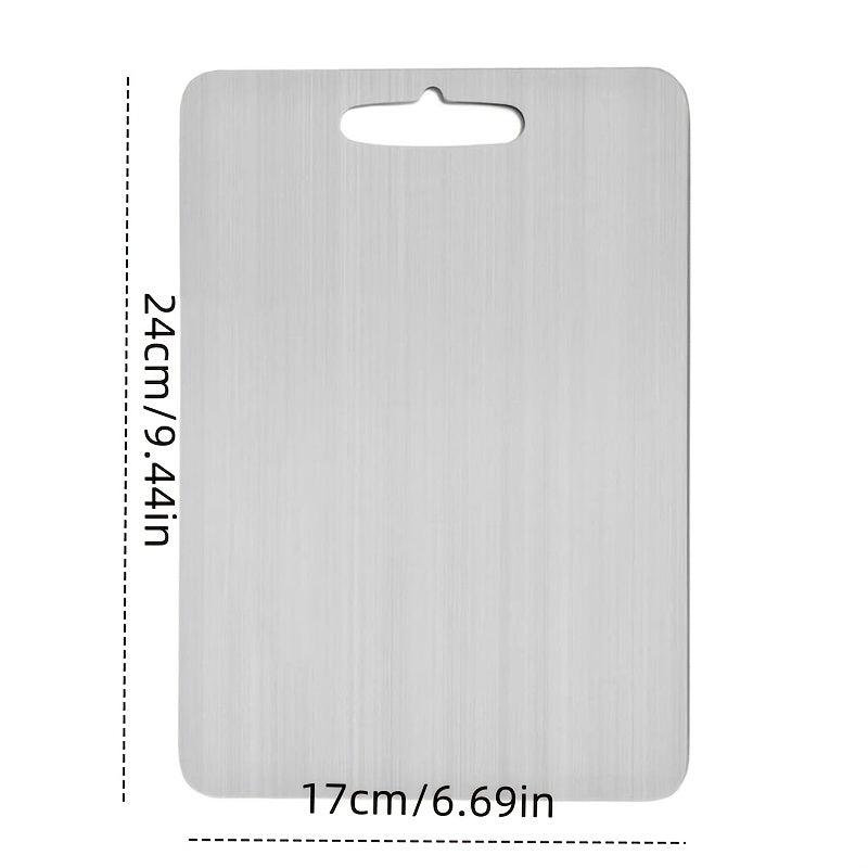 Kitchen Titanium Metal Chopping Board, 2026 New Upgraded, Large/small Size Chopping Board, Double-sided Durable Metal Chopping Board, Suitable for Fruits, Vegetables And Meat, Must-have Kitchen Tool for Restaurants