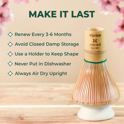 Bamboo Matcha Whisk (100 Prongs)