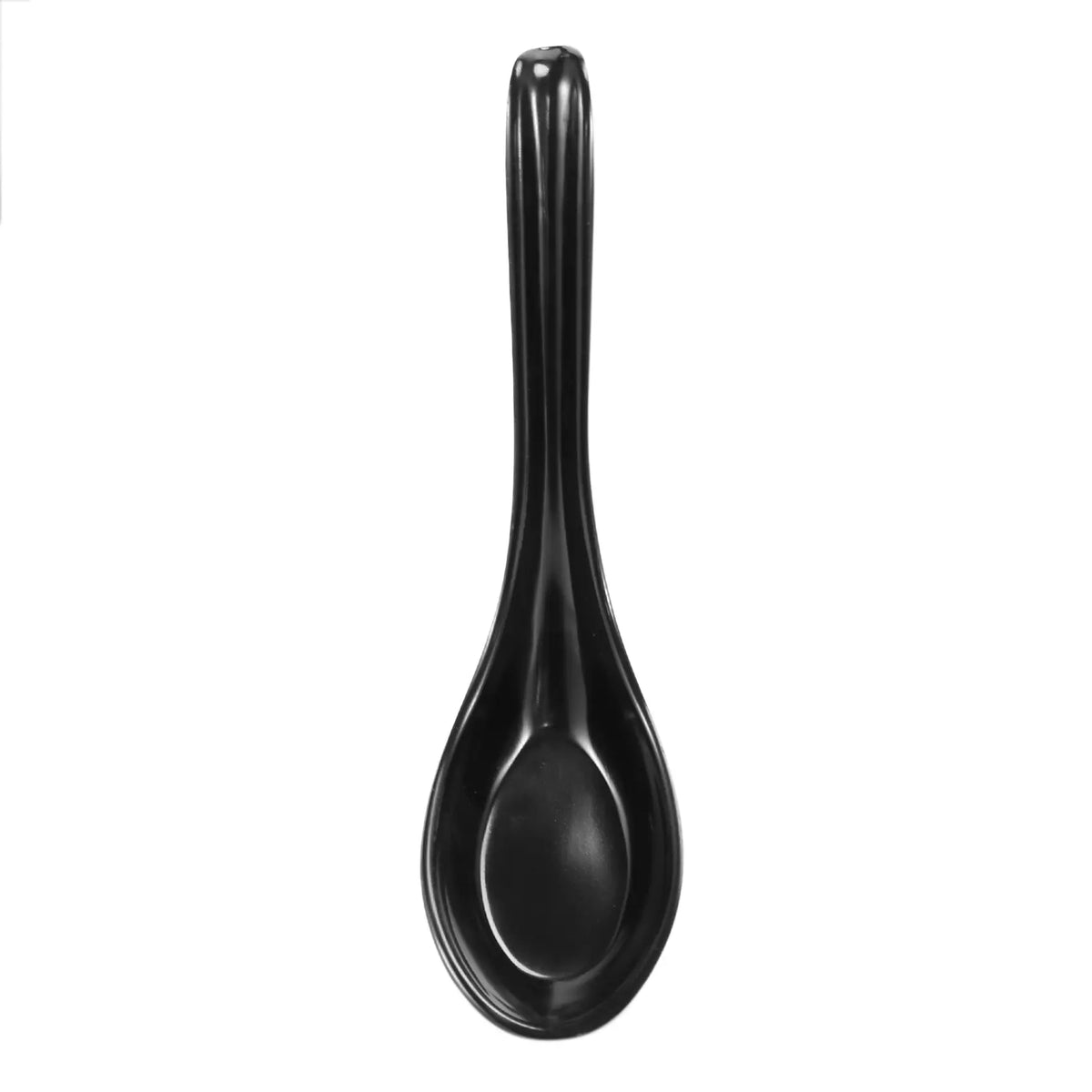 6-Piece Plastic Japanese-Style Soup Spoons - Long-Handle Creative Cutlery Tableware for Restaurants
