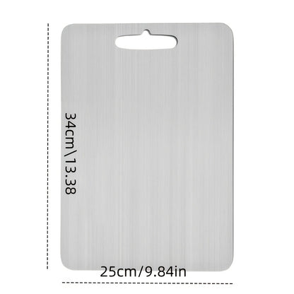 Kitchen Titanium Metal Chopping Board, 2026 New Upgraded, Large/small Size Chopping Board, Double-sided Durable Metal Chopping Board, Suitable for Fruits, Vegetables And Meat, Must-have Kitchen Tool for Restaurants