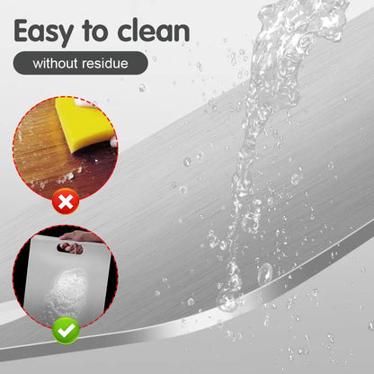 1-3 PCS Food Grade Stainless Steel Chopping Boards, 0.04in Thick Slim Portable Non-Stick Double-Sided Boards for Chopping Fruits, Vegetables, Food Preparation, Dishwasher-Safe Kitchen Essential