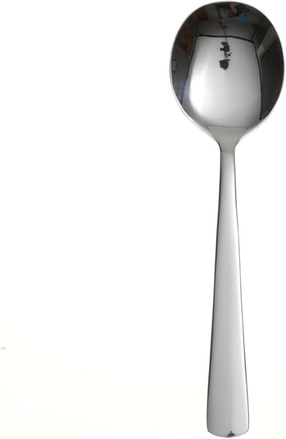 Oneida Aptitude Soup Spoons Silverware Set for 6, Flatware