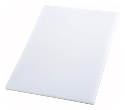 Winco Cutting Board, 18 by 24 by 1/2-Inch, White, 18" x 24"