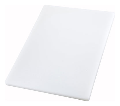 Winco Cutting Board, 18 by 24 by 1/2-Inch, White, 18" x 24"