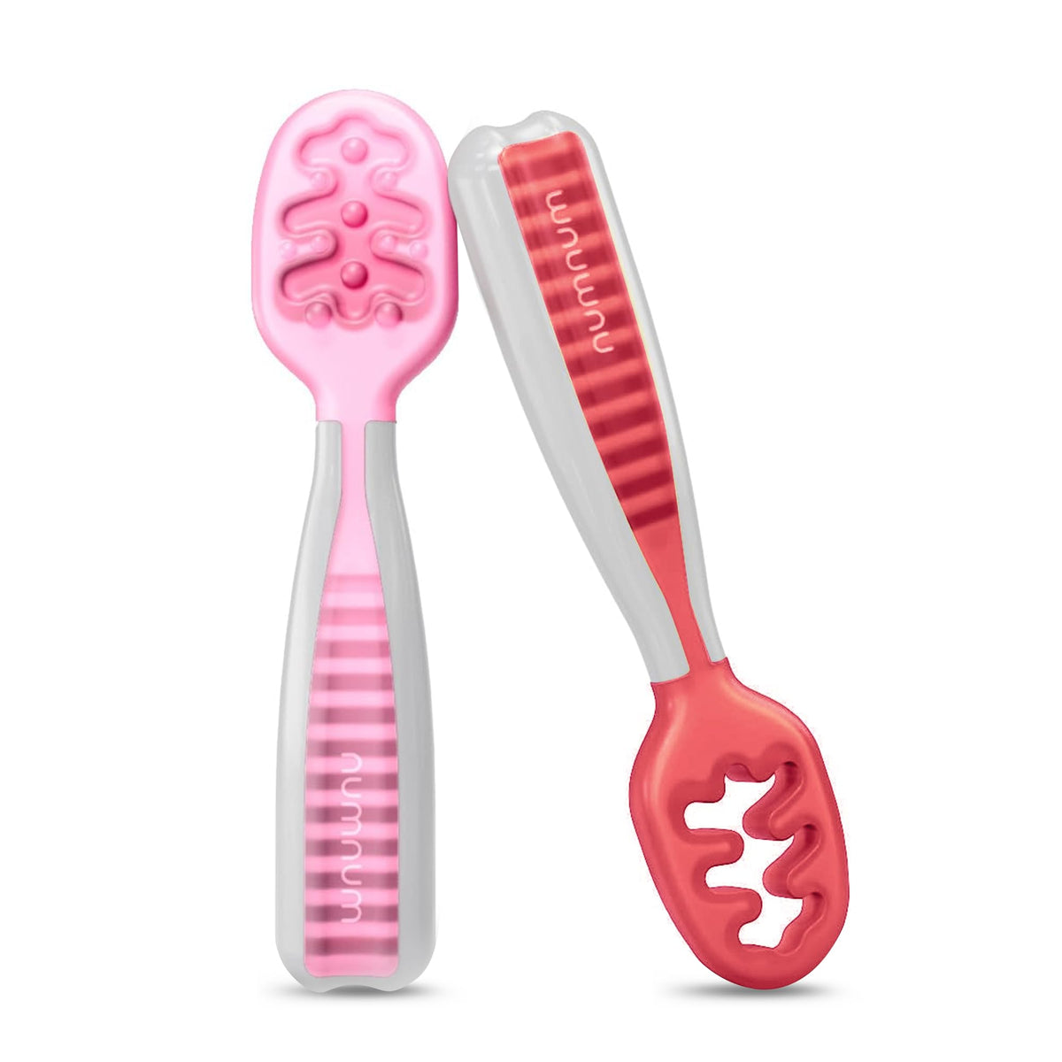 NumNum Baby Spoons Self Feeding 6 Months, 6-Pack Rainbow