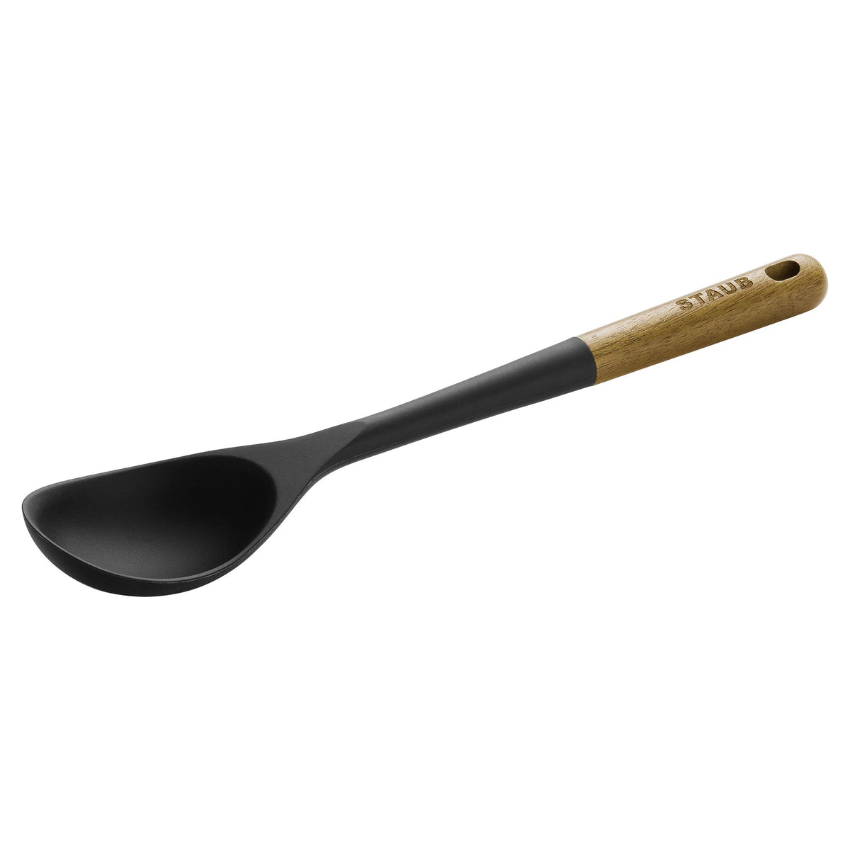 Staub Silicone with Wood Handle Cooking Utensil, Multi-function Spatula Spoon