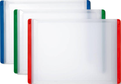 OXO Good Grips 3-Piece Plastic Everyday Cutting Board Set - Red, Green, Blue