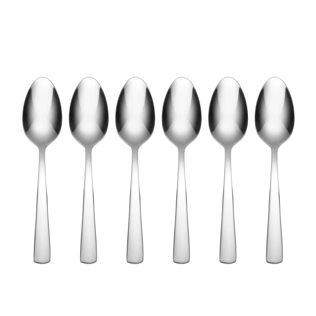 Oneida Aptitude Soup Spoons Silverware Set for 6, Flatware