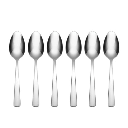 Oneida Aptitude Soup Spoons Silverware Set for 6, Flatware