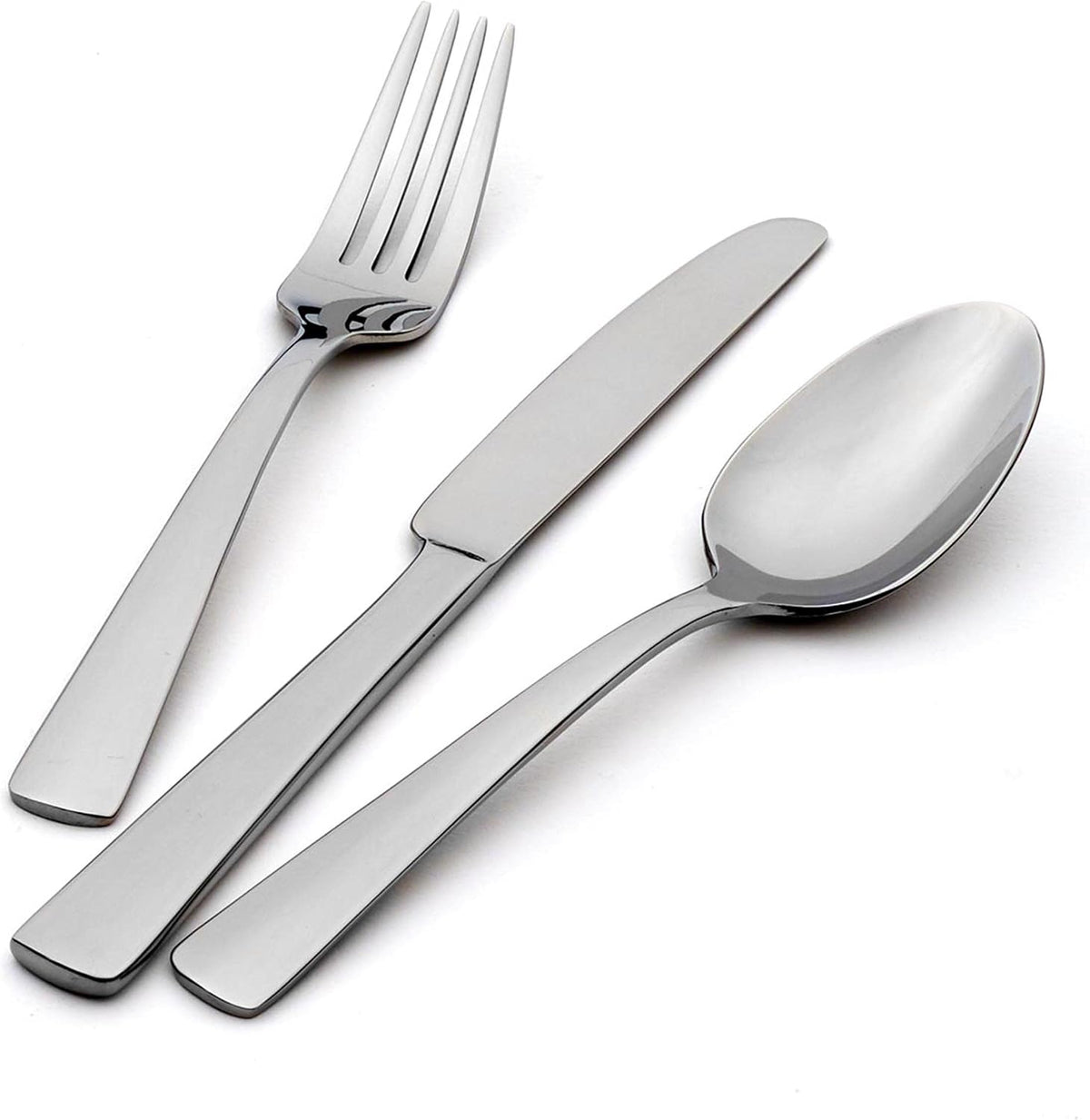 Oneida Aptitude Soup Spoons Silverware Set for 6, Flatware
