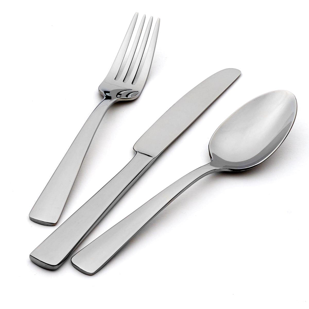 Oneida Aptitude Soup Spoons Silverware Set for 6, Flatware