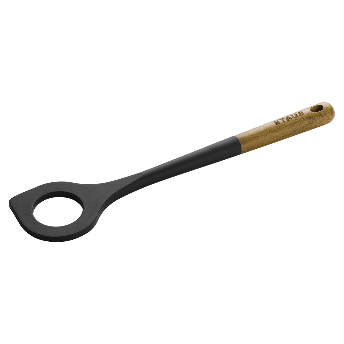 Staub Silicone with Wood Handle Cooking Utensil, Multi-function Spatula Spoon