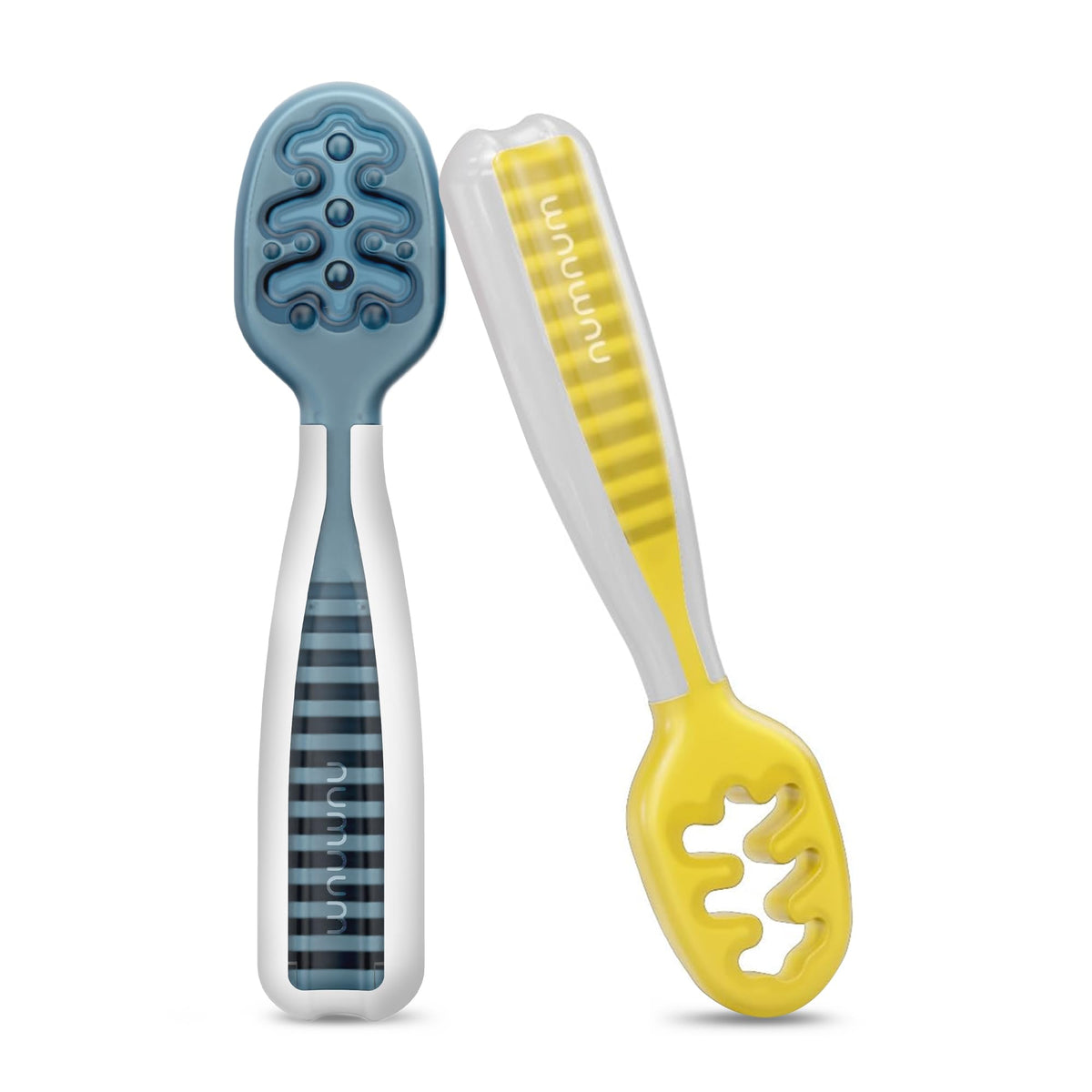 NumNum Baby Spoons Self Feeding 6 Months, 6-Pack Rainbow