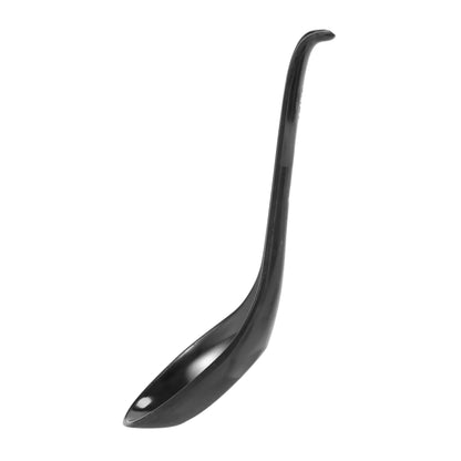 6-Piece Plastic Japanese-Style Soup Spoons - Long-Handle Creative Cutlery Tableware for Restaurants