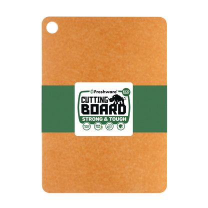 Freshware Wood Cutting Boards for Kitchen, Dishwasher Safe, Medium 12" x 9" and Large, 15" x 11.25", Set of 2, Natural