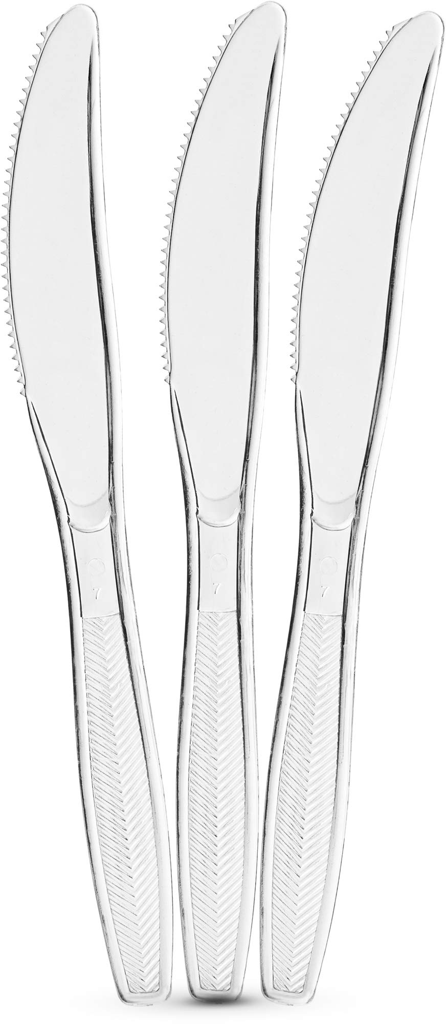 Plasticpro Clear Plastic Soup Spoons Disposable Cutlery Medium Weight Utensils 100 Count