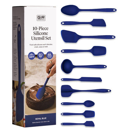 GIR: 5-Piece Silicone Essentials Kitchen Utensils Set – Royal Blue