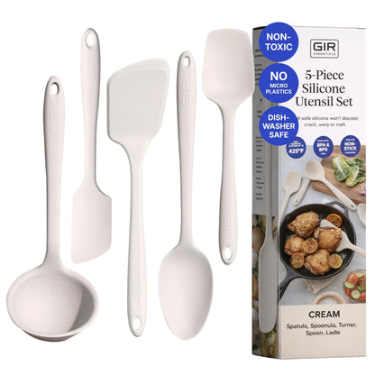 GIR: 5-Piece Silicone Essentials Kitchen Utensils Set – Royal Blue