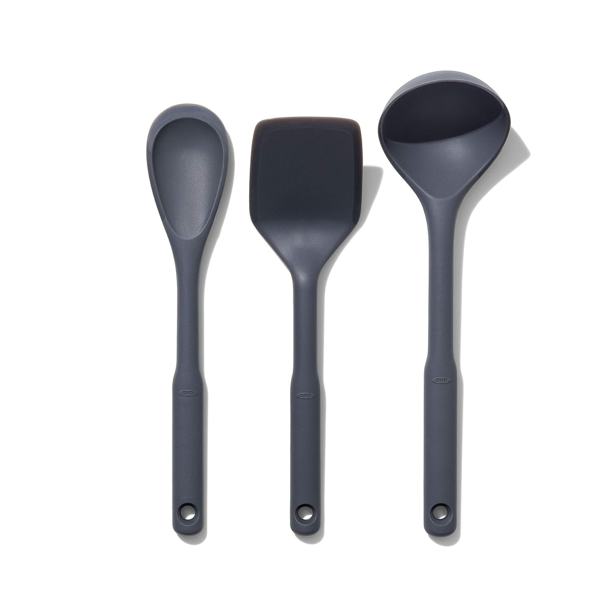 OXO Good Grips Silicone Slotted Spoon - Peppercorn