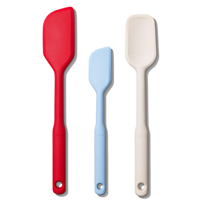 OXO Good Grips Silicone Heat Resistant Spatula Set - 3 Piece, Multicolor