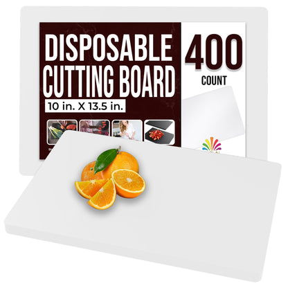 Crown Display 50 Count Premium Quality Disposable Cutting Boards ~10 Inch X 13.5 Inch Disposable Sheets For Kitchen And Commercial Use ~ Patent Pending ~ Recyclable Disposable Cutting Board Sheets