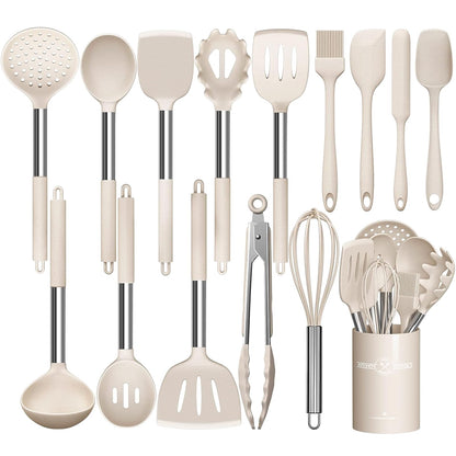 Umite Chef Kitchen Utensil Set, 15pcs Silicone Cooking Utensils