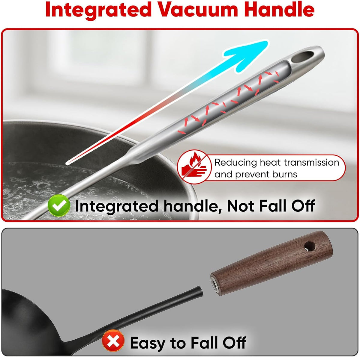 Newness 10 Pcs Cooking Utensils Set,18/8 304 Stainless Steel Kitchen Utensils Set, Metal Kitchen Accessories, Include Soup Ladle, Slotted Skimmer Spoon, Spaghetti Spoon, Spatula, Tongs,Dishwasher Safe