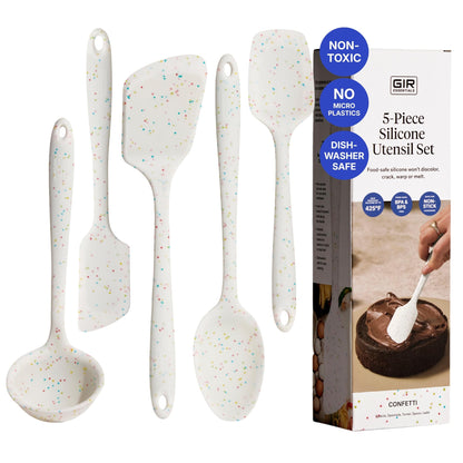 GIR: 5-Piece Silicone Essentials Kitchen Utensils Set – Royal Blue