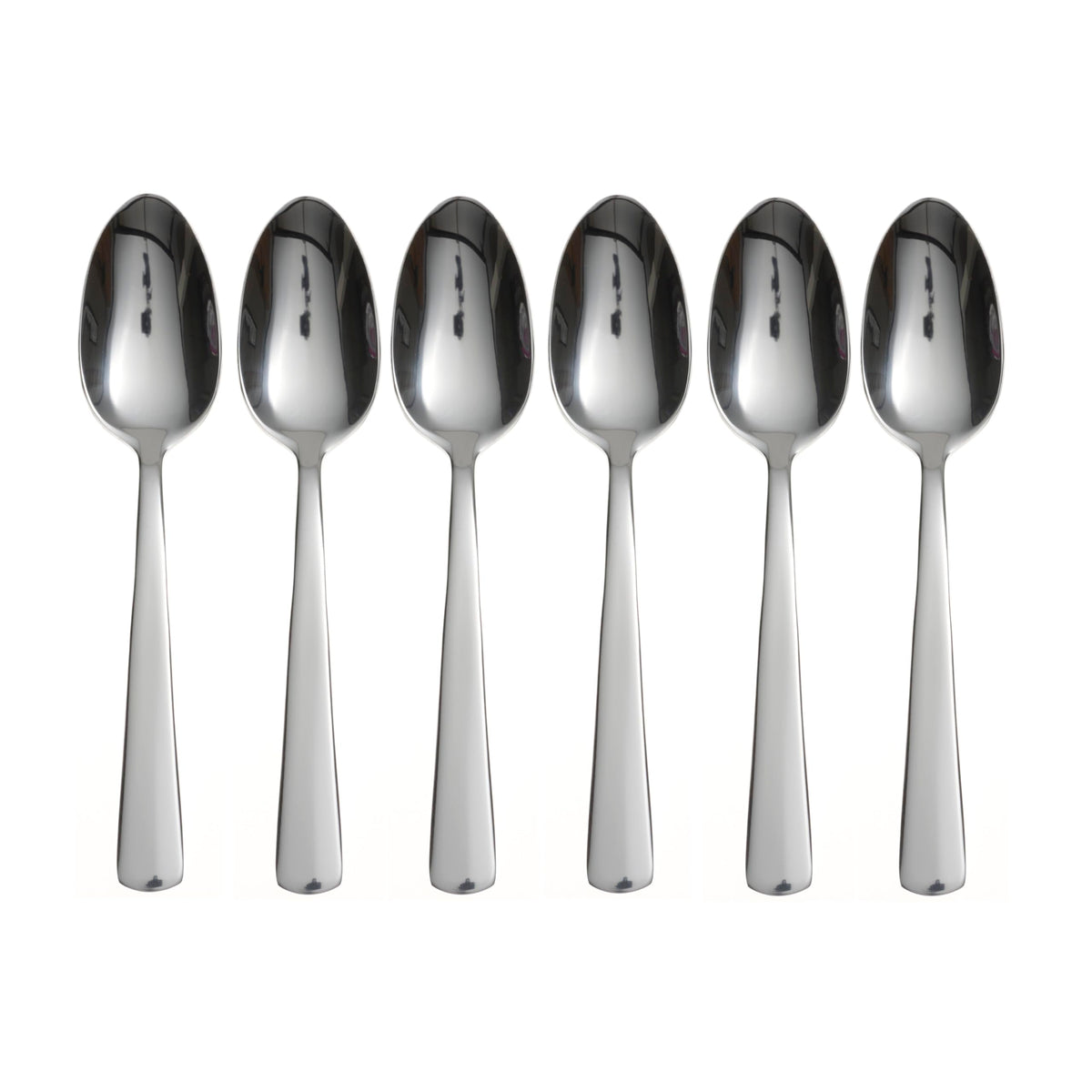 Oneida Aptitude Soup Spoons Silverware Set for 6, Flatware