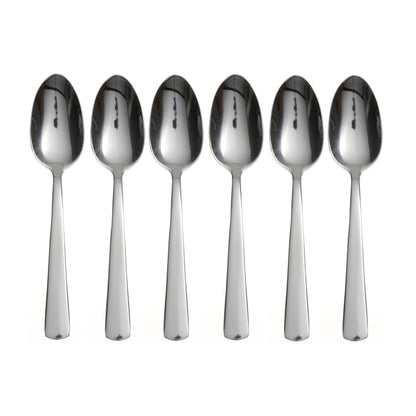 Oneida Aptitude Soup Spoons Silverware Set for 6, Flatware