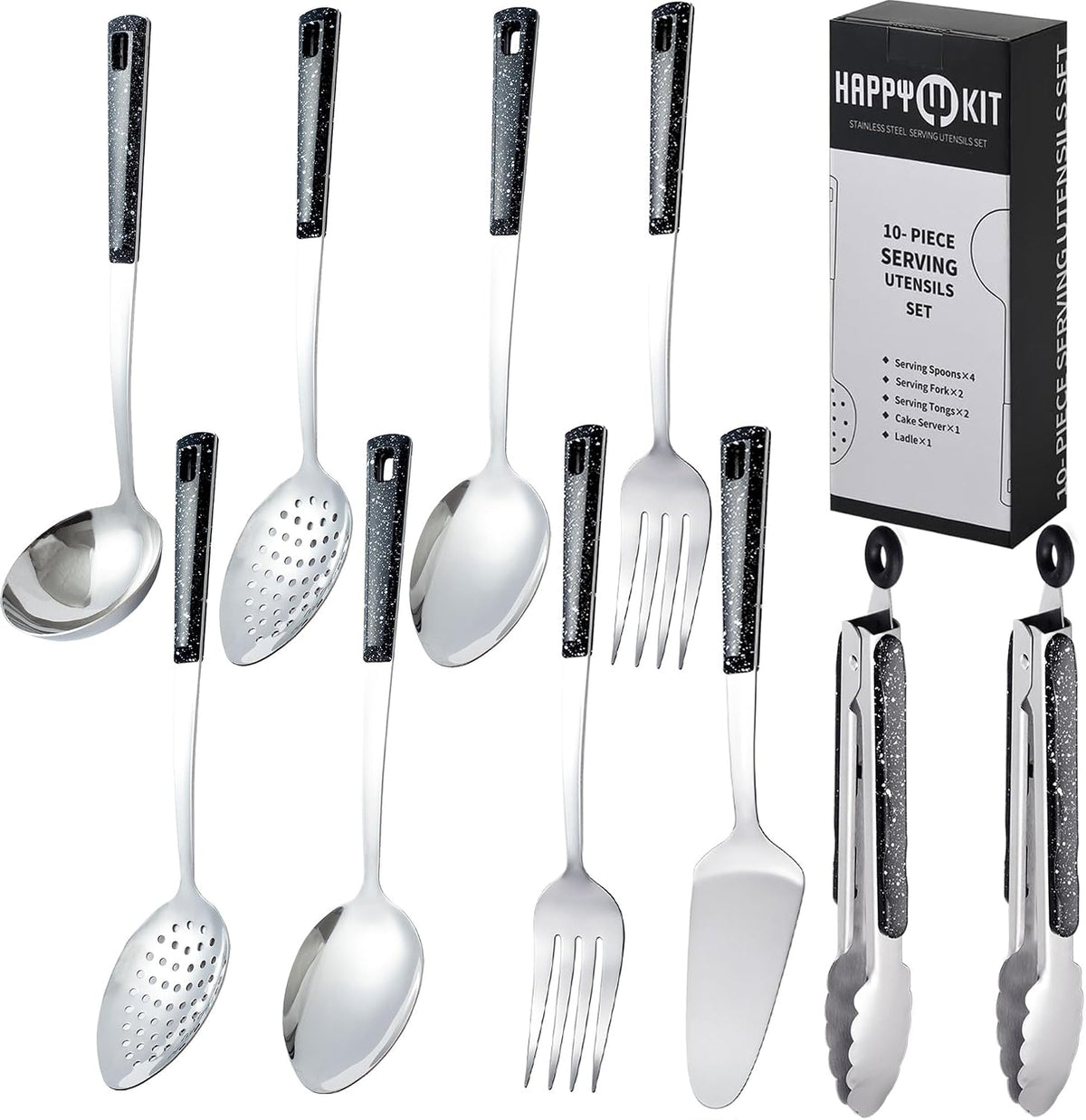 Stainless Steel Metal Serving Utensils Set