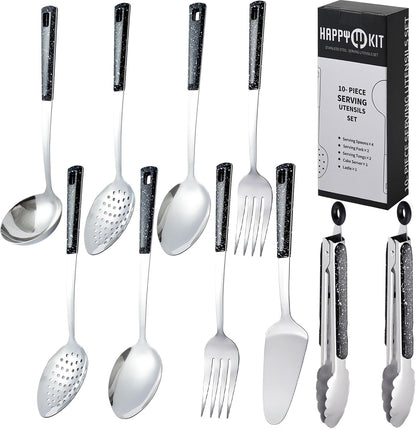 Stainless Steel Metal Serving Utensils Set