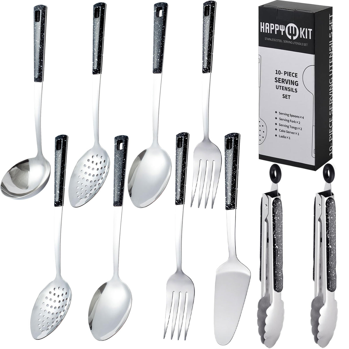Stainless Steel Metal Serving Utensils Set