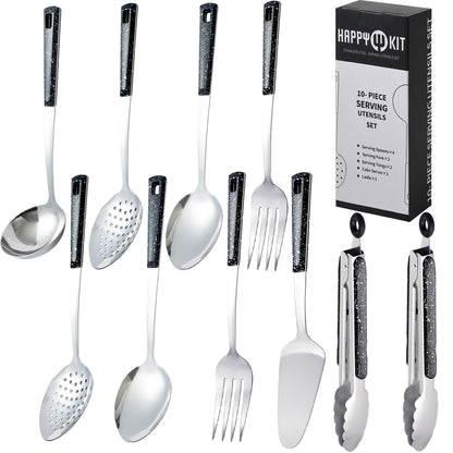 Stainless Steel Metal Serving Utensils Set
