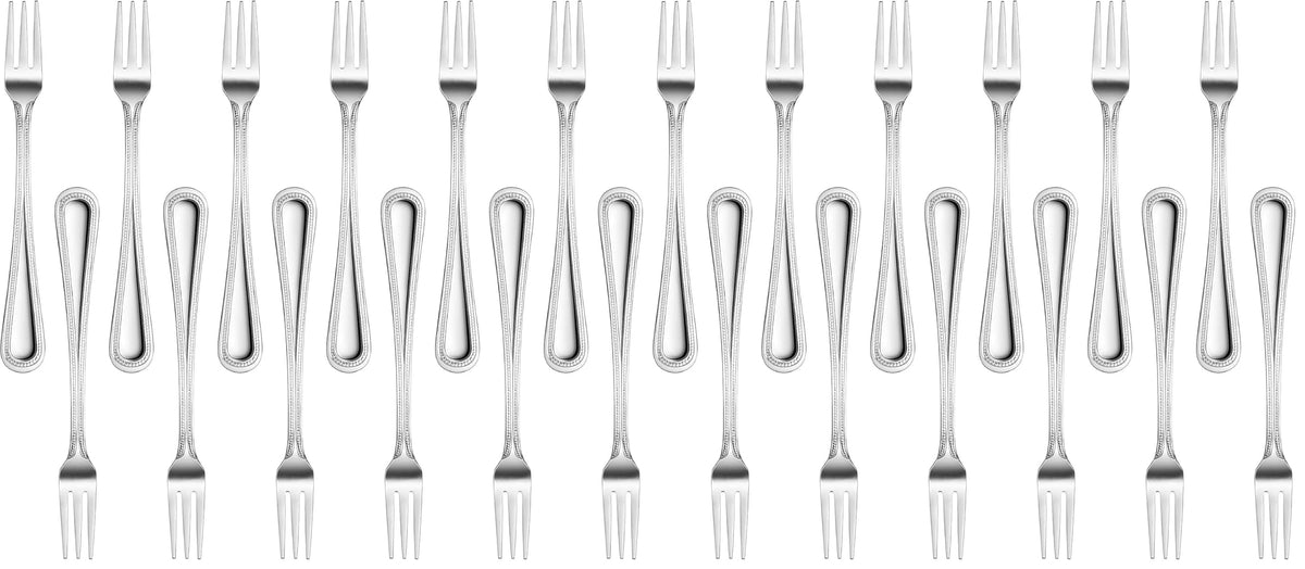 New Star Foodservice Bead Pattern 18/0 Stainless Steel Bouillon Spoon, 6.3-Inch, Set of 12, Commercial Grade