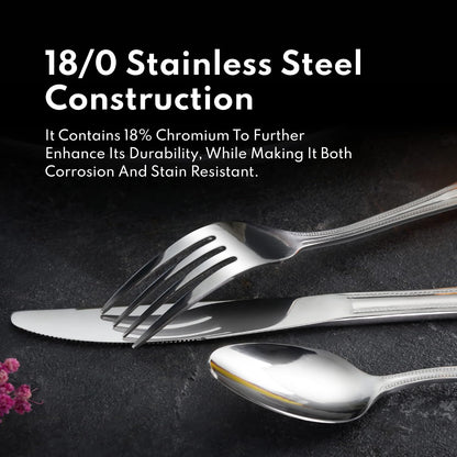 New Star Foodservice Bead Pattern 18/0 Stainless Steel Bouillon Spoon, 6.3-Inch, Set of 12, Commercial Grade