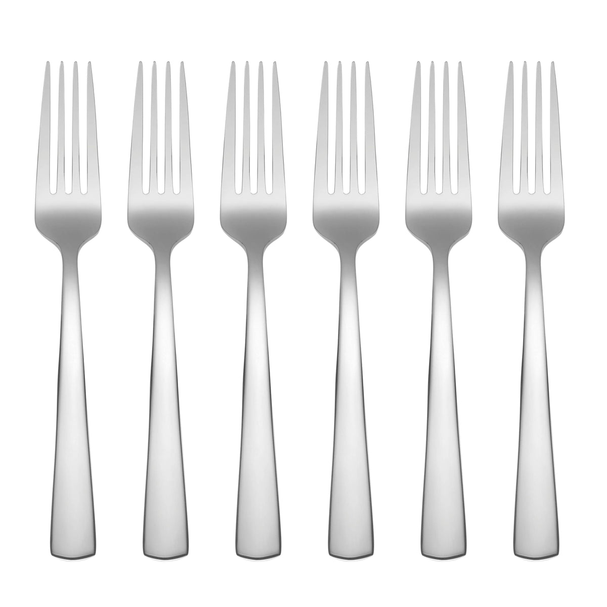 Oneida Aptitude Soup Spoons Silverware Set for 6, Flatware
