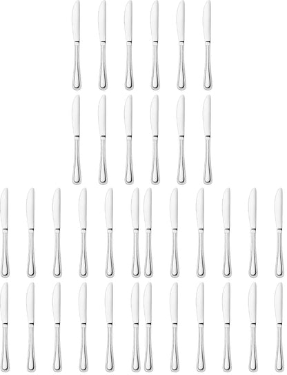 New Star Foodservice Bead Pattern 18/0 Stainless Steel Bouillon Spoon, 6.3-Inch, Set of 12, Commercial Grade
