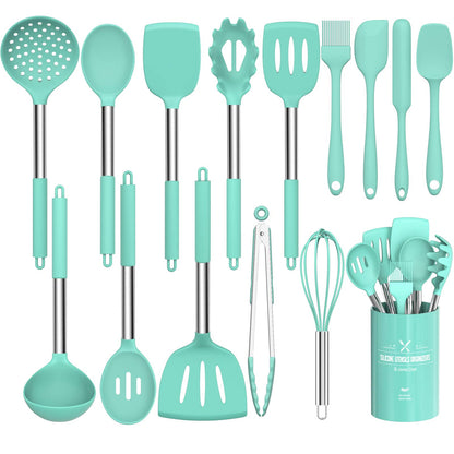 Umite Chef Kitchen Utensil Set, 15pcs Silicone Cooking Utensils