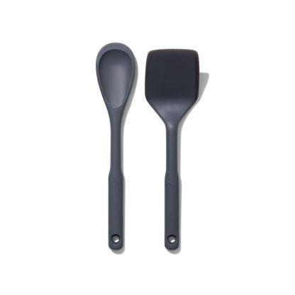 OXO Good Grips Silicone Slotted Spoon - Peppercorn