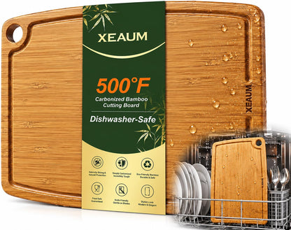 Bamboo Cutting Board 3-Piece Wooden Cutting Board for kitchen