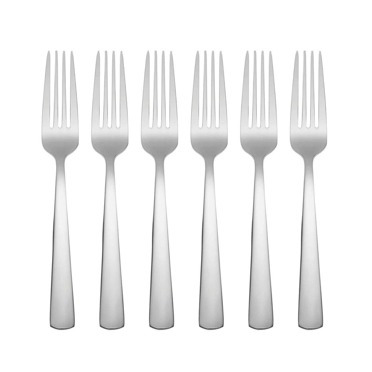 Oneida Aptitude Soup Spoons Silverware Set for 6, Flatware