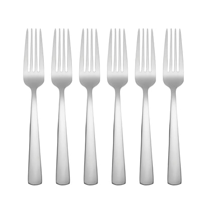 Oneida Aptitude Soup Spoons Silverware Set for 6, Flatware