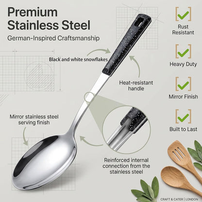 Stainless Steel Metal Serving Utensils Set