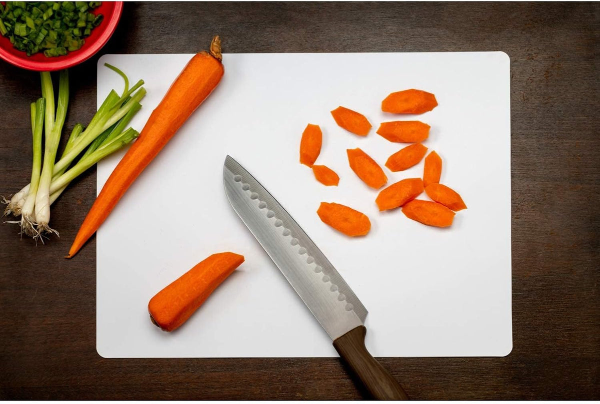Crown Display 50 Count Premium Quality Disposable Cutting Boards ~10 Inch X 13.5 Inch Disposable Sheets For Kitchen And Commercial Use ~ Patent Pending ~ Recyclable Disposable Cutting Board Sheets