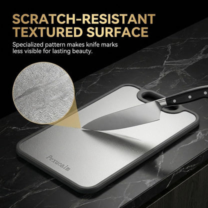 Double-Sided Titanium Cutting Board for Kitchen, 15.4"x10.4"