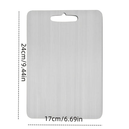 Kitchen Titanium Metal Chopping Board, 2026 New Upgraded, Large/small Size Chopping Board, Double-sided Durable Metal Chopping Board, Suitable for Fruits, Vegetables And Meat, Must-have Kitchen Tool for Restaurants