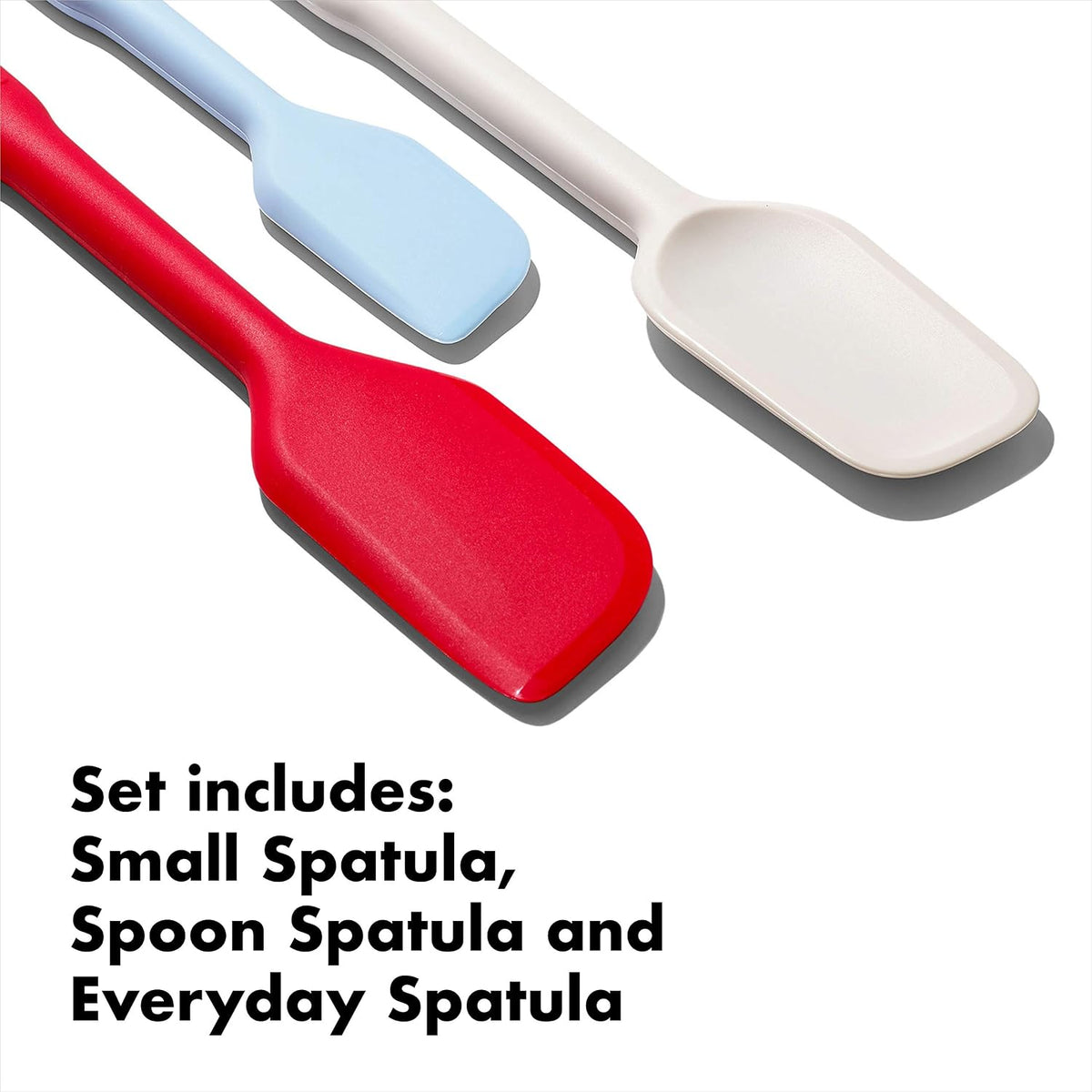OXO Good Grips Silicone Heat Resistant Spatula Set - 3 Piece, Multicolor