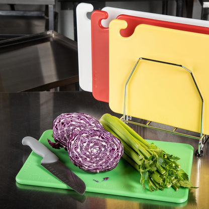 San Jamar Cutting Board Set,12x18 in,Assorted,PK4 CB1218QS - 1 Each